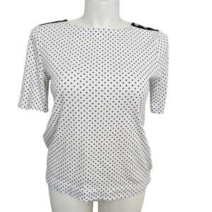 Croft & Barrow Women's Button Shoulder Top - Size M